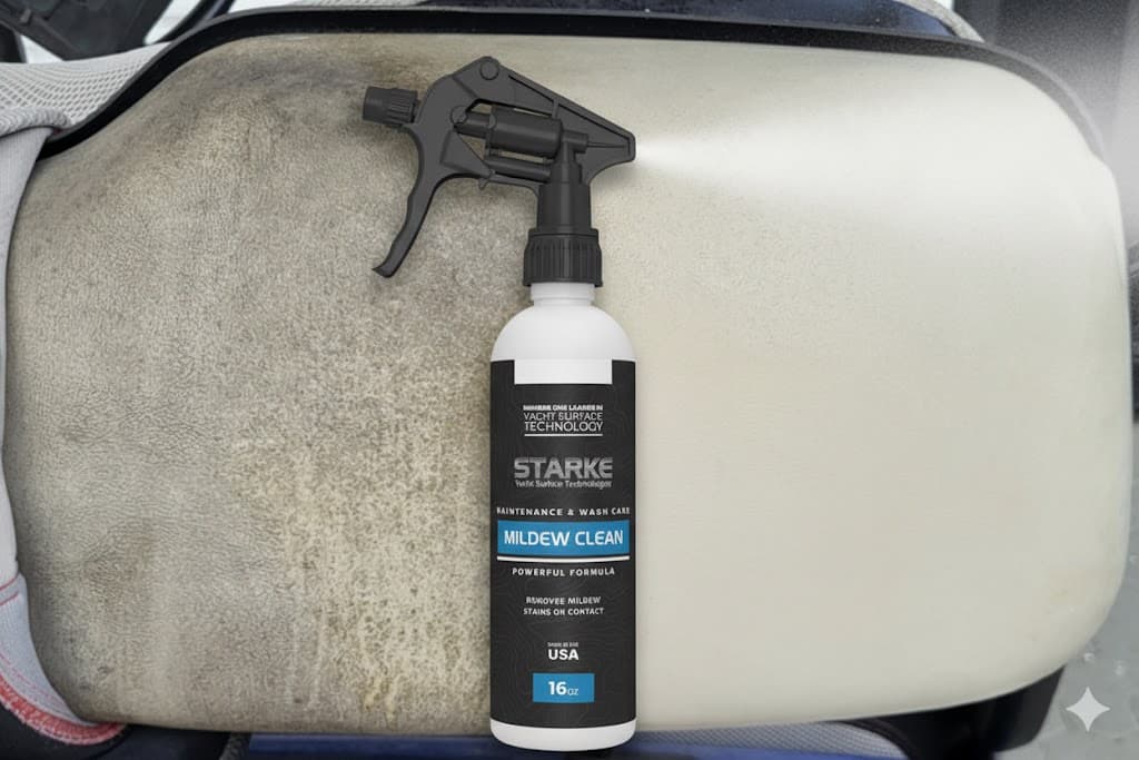 Yacht being detailed with Starke products